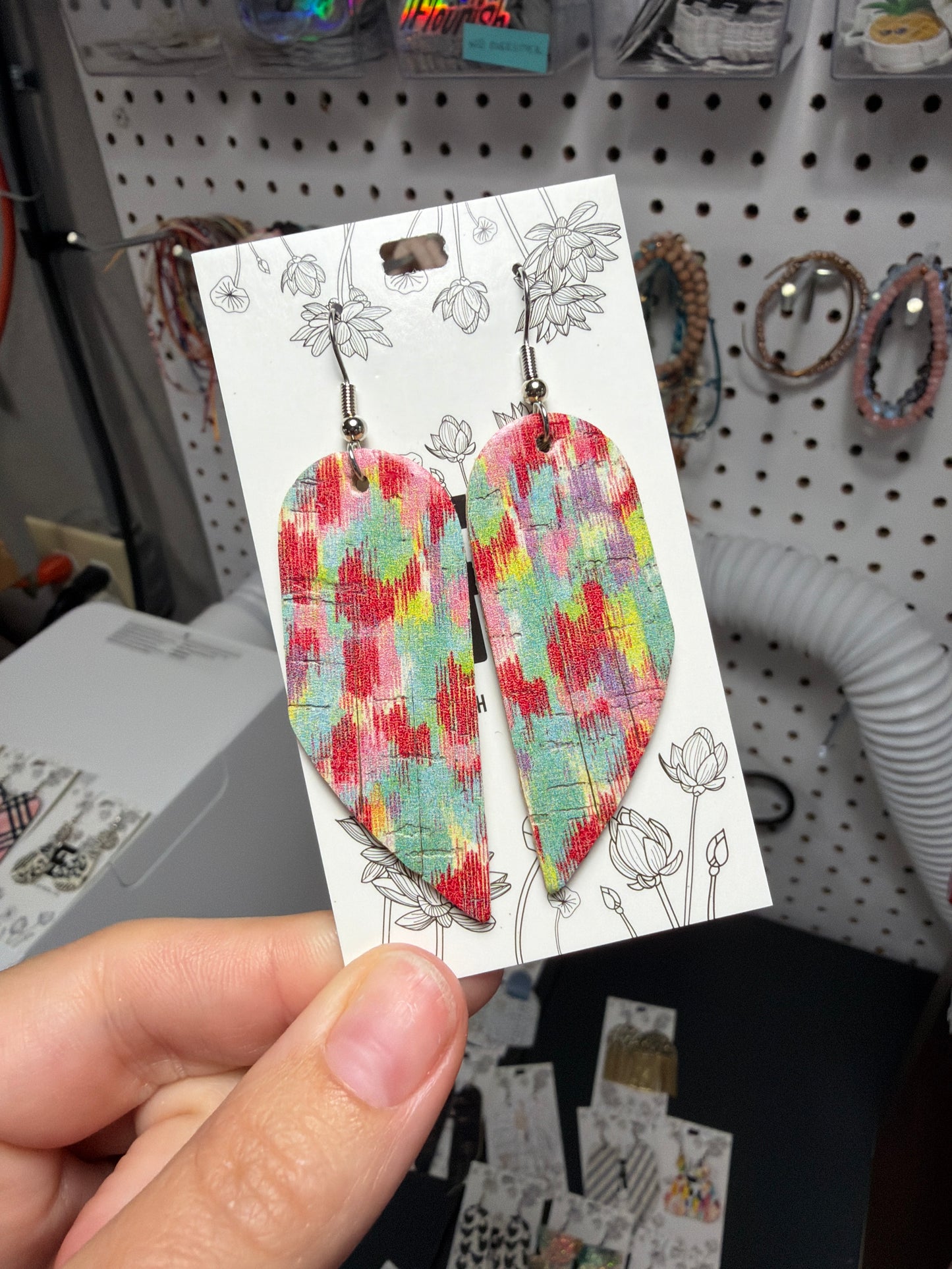 Brushstroke Print Mini Fringe