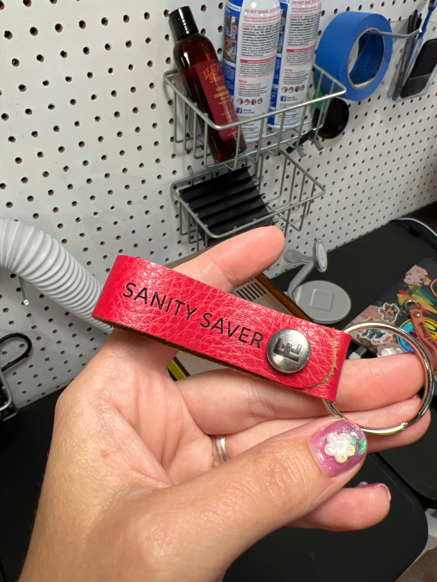Sanity Saver Custom Keychain