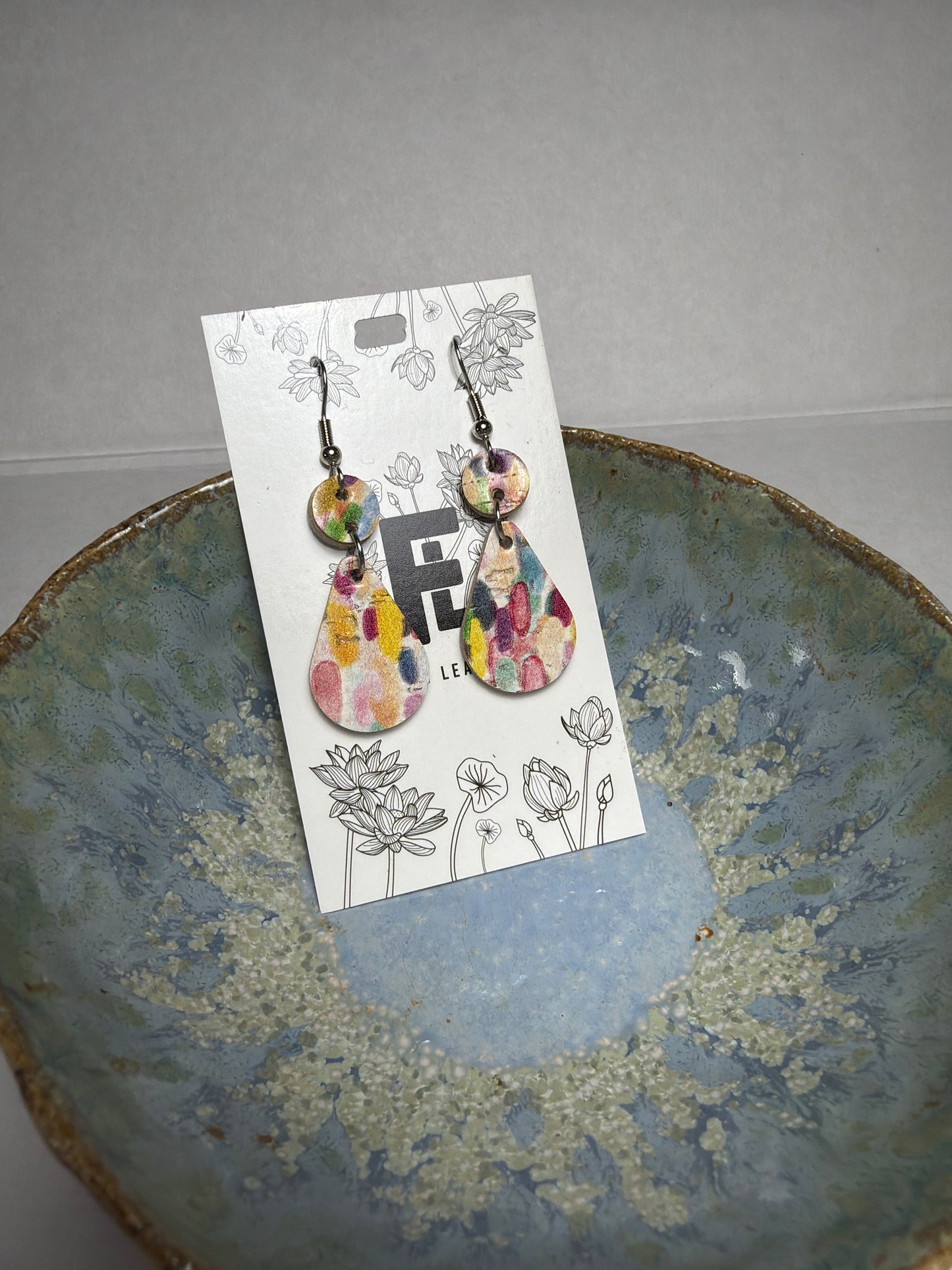 Watercolor Droplets - Only pair!
