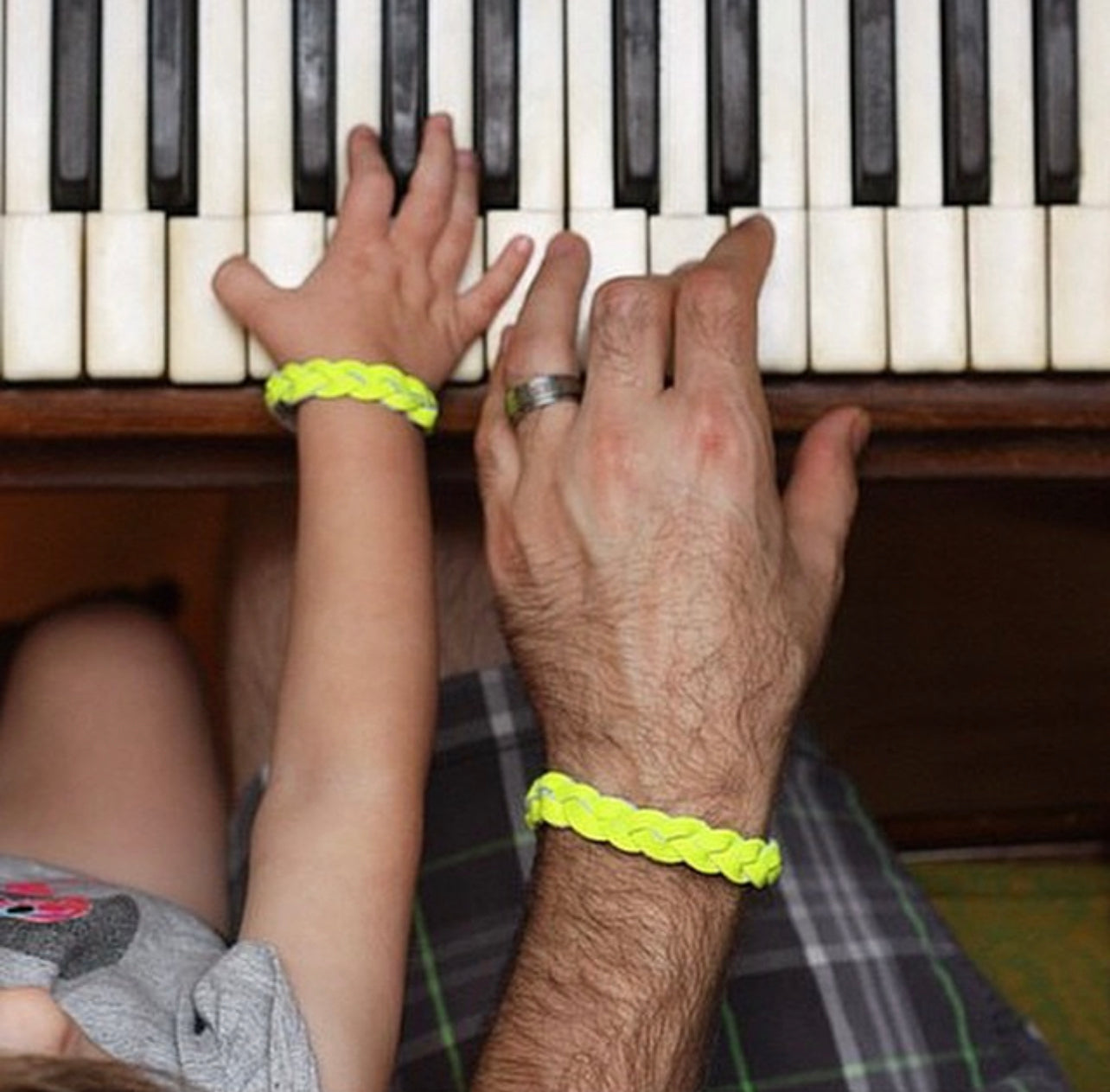 Braided Leather Bracelet / Fresh Citrus / Regular