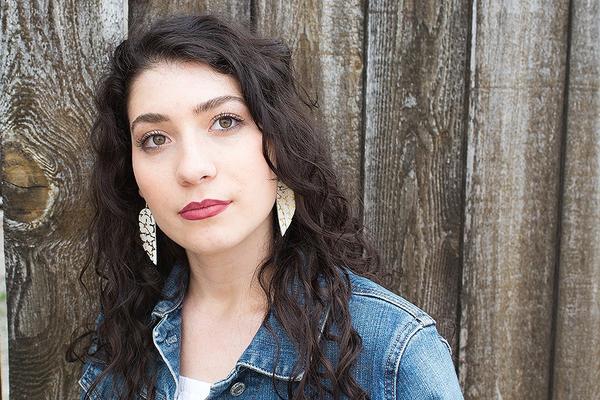 Leather Earrings / Mini Fringe / Cactus Suede