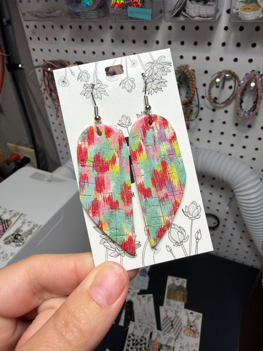 Brushstroke Print Mini Fringe