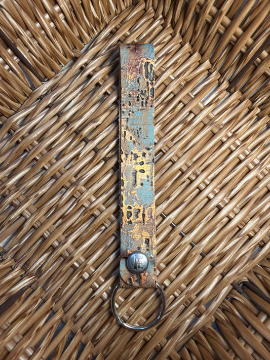 Driftwood Cowboy Wristlet Keychain