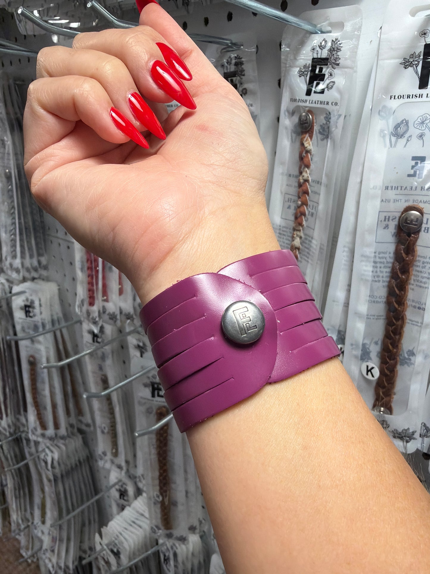 Berry-ish Sliced Cuff - Regular