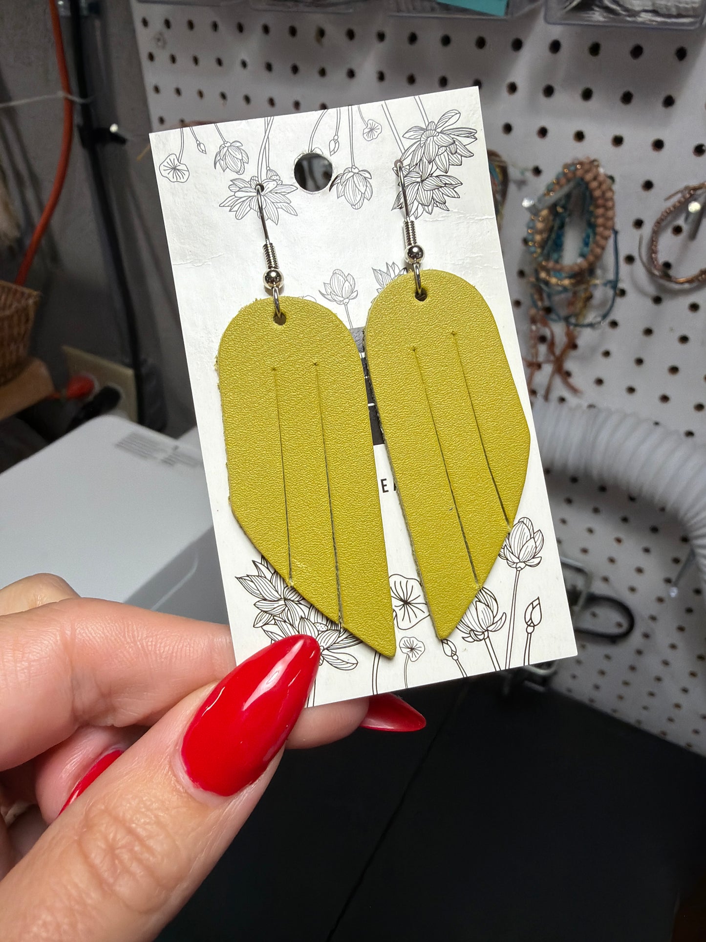 Pear Mini Fringe Earrings