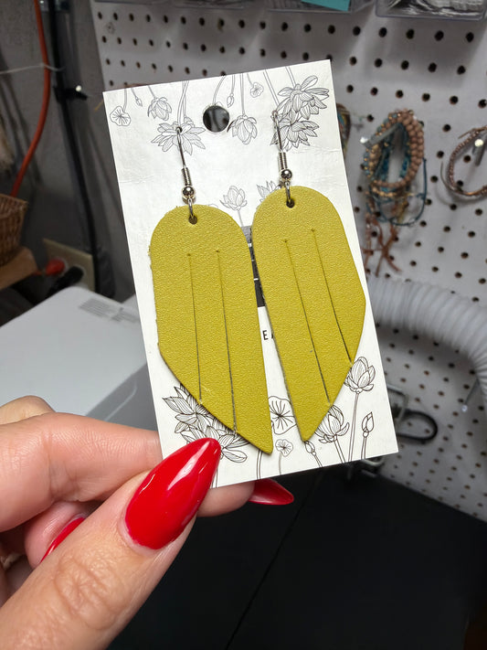Pear Mini Fringe Earrings