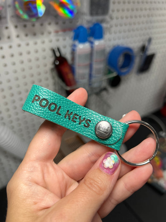 Pool Keys Custom Keychain