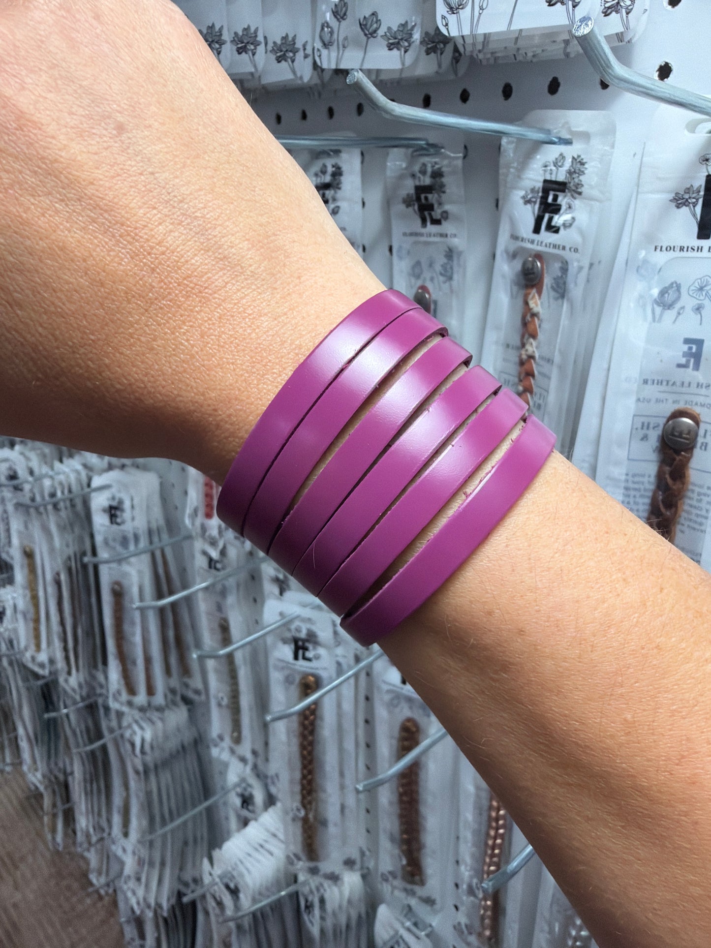 Berry-ish Sliced Cuff - Regular