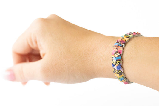 Braided Leather Bracelet / Rayas de Verano