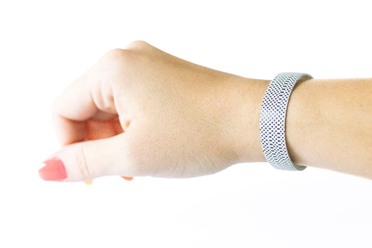 Leather Bracelet / Skinny Slim Cuff / Basic / Large