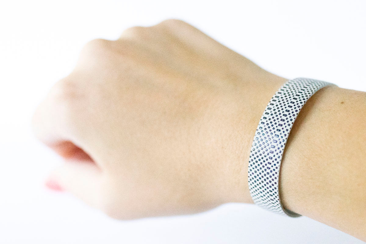 Leather Bracelet / Skinny Slim Cuff / Basic / Large