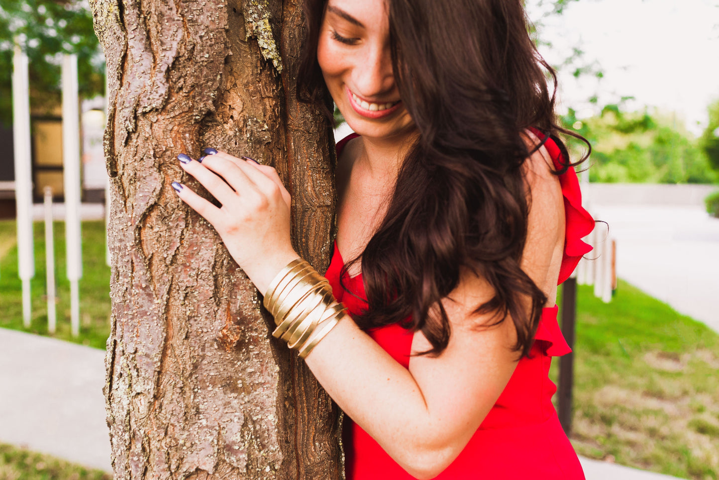 Leather Bracelet / Original Sliced Wrap Cuff / Driftwood Ivory
